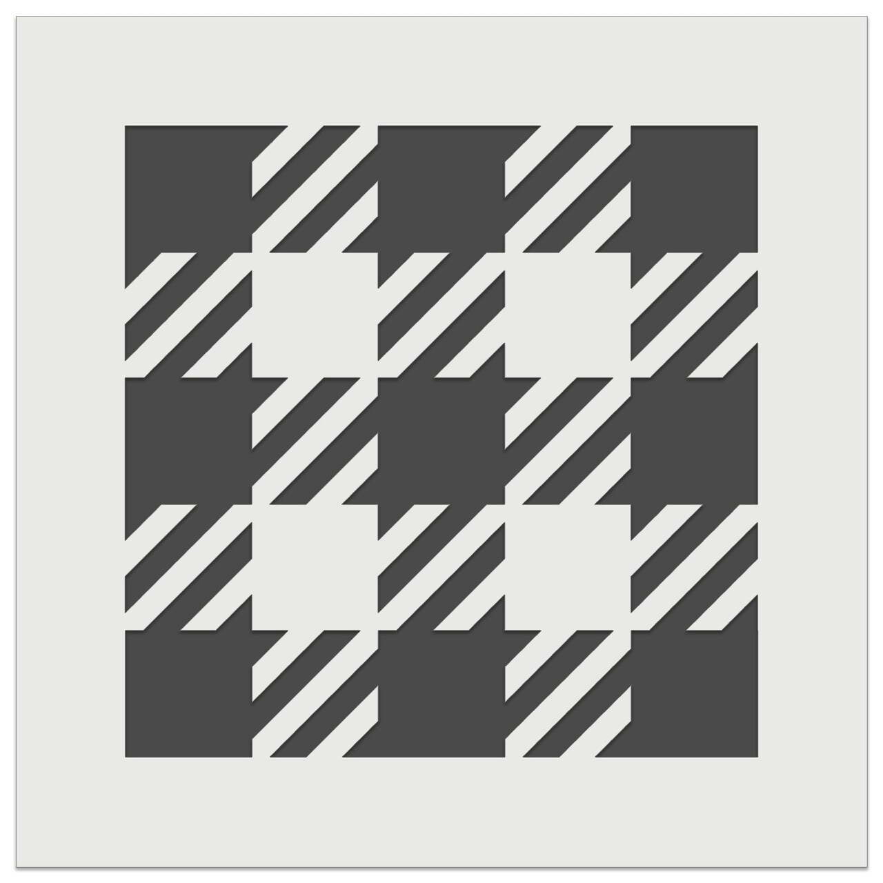 Buffalo Plaid Fabric Fashion Pattern Wall Cookie DIY Craft Reusable Stencil